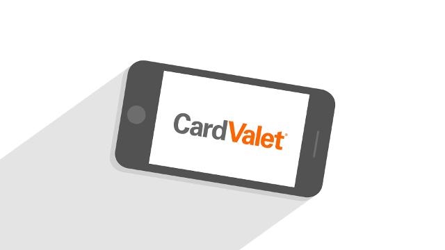 CardValet Logo - Mobile Phone Graphic